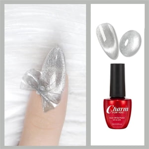 RKSTN Gel Nail Polonais Exquise Blin Blin Spar Eye Nail polonais, populaire couleur large oeil 10ml Nail rapide à sec polonais