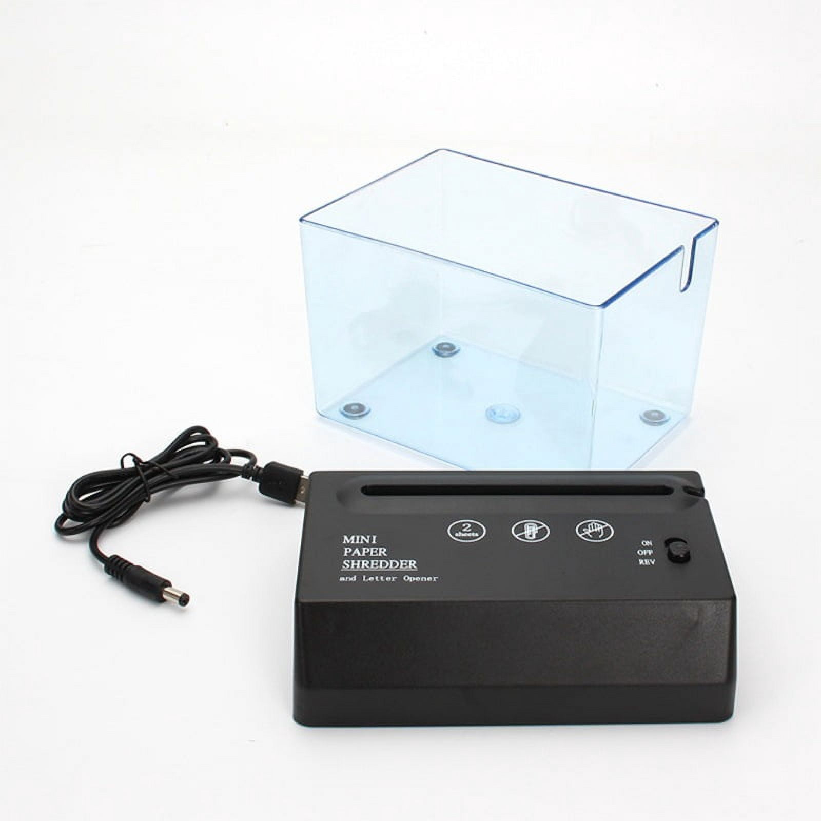 USB Mini Electric A6 Shredder Desktop Small Strip Paper Cutter Home Simple Office Shredder Foreign
