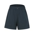 thumbnail image 3 of Dealovy Workout Shorts for Women Wide Leg Drawstring High Waisted Athletic Running Gym Yoga Shorts, 3 of 5