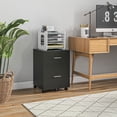 thumbnail image 2 of Vinsetto Mobile File Cabinet, 2-Drawer Filing Cabinet with Wheels, 2 of 10