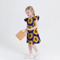 thumbnail image 3 of RXIRUCGD 2025 Vêtements d'Été pour Enfants Robe d'Été à Manches à Volants pour Filles 4-14T, 3 of 7