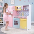 thumbnail image 2 of Wooden Large Pastel Play Kitchen with Turning Knobs and Play Phone, 2 of 9