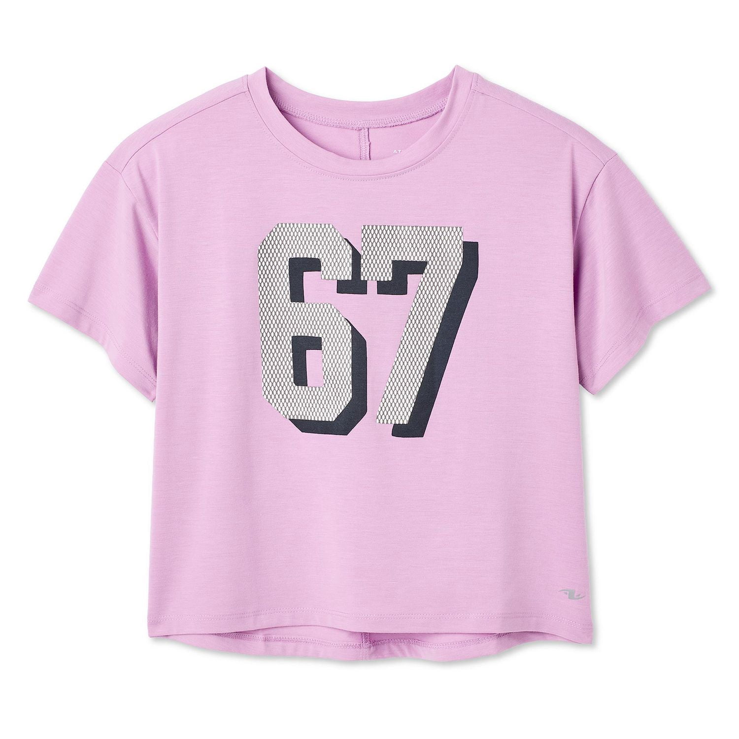 T-shirt coupe carrée avec imprimé graphique Athletic Works pour filles
