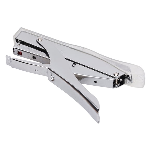 Hand Held Stapler, Practical Desktop Stapler Frosted Surfaces For Binding Documents Black,Transparent