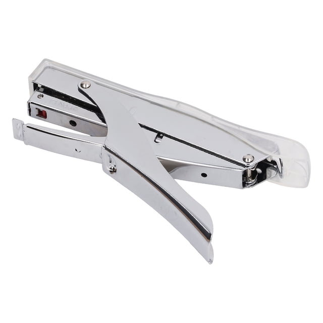 Hand Held Stapler, Practical Desktop Stapler Frosted Surfaces For Binding Documents Black,Transparent