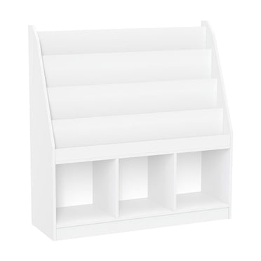 Kids Bookrack with Three Cubbies