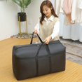 thumbnail image 4 of Multi Size Reinforced Fabric Moving Bag | Extra Large Water-Repellent Storage Organizer with Heavy-Duty Zipper and Reinforced Handles | Durable Cloth Storage for Clothes Quilts Bedding Toys, 4 of 6