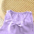 thumbnail image 4 of Zpanxa Girls Short Sets Summer Solid Color Thin Home Clothing with Ruffle Round Neck Tank Top Sets 10-11 Years, 4 of 5