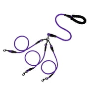 ZZkhGO Heavy-Duty Dog Leash, Detachable Lead Rope for Multiple Dogs, Reflective Padded Handle for Outdoor Adventures