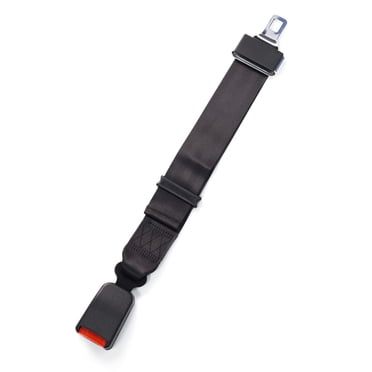 Rallonge de Ceinture de Sécurité Réglable Certifiée E4 - Type A; Noir; 9 - 26 Pouces à Partir de Seat Belt Extender Pros