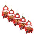 thumbnail image 1 of Agiferg Christmas Decorations Christmas Deer Snowman Christmas Tree Decorations Pendant, 1 of 1