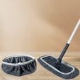 thumbnail image 3 of Tampon de Vadrouille Réutilisable pour Nettoyage à Sec et à l'Eau / Tampon en Microfibre de Rechange Compatible avec les Vadrouilles Plates de 10 à 165 Pouces pour Bois Franc et Carreaux, 3 of 6