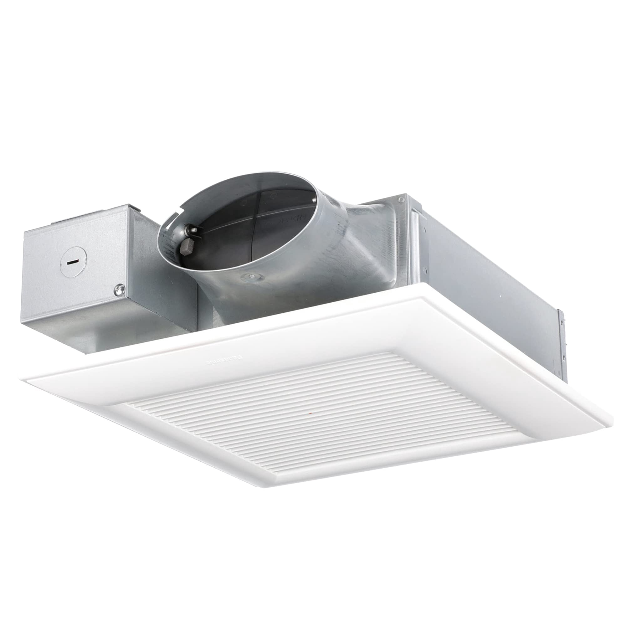 Panasonic FV-0510VSC1 Ventilateur de Ventilation DC WhisperValue avec Capteur de Condensation pour Contrôle d'Humidité, 50-80-100 CFM, Certifié Energy Star, Ventilateur de Salle de Bain Économe en Énergie pour Plafond Ou Mur pour la Maison