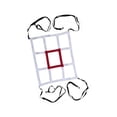 thumbnail image 1 of braveheart Baseball Training Net Training Aid for Pitching Scoring Target and Finishing Dummy Batter 9 Hole, 1 of 6