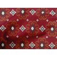 thumbnail image 4 of oneOone Cotton Poplin Fabric Diamond & Swirl Ikat Printed Craft Fabric BTY 42 Inch Wide, 4 of 4