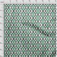 thumbnail image 4 of oneOone Cotton Flex Green Fabric Geometric Dress Material Fabric Print Fabric By The Yard 40 Inch Wide, 4 of 4
