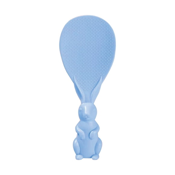 Binwennn Rice Spoon Can Stand Without Sticking Rice Household Rice Shovel For Serving Rice Rice Spoon Little Rabbit Rice Cooker Rice Shovel Table Dinner Set for 4 round Plate Mats And Runner round