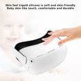 thumbnail image 2 of LNGOOR Couvre-Visage VR, Coussinet Facial en Silicone Résistant à la Sueur et Coussinet Facial pour Casque VR Oculus Quest 2, Noir, 2 of 6