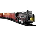 thumbnail image 1 of Battery Operated Engine Electric Train Toy with Lights & Sound Cargo Cars & Tracks Railway Track Play Set Toys Gift, 1 of 2