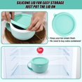 thumbnail image 4 of Silicone Lid for Dash My Mug Ice Cream Maker, 5.9in BPA-Free Ice Cream Maker Lid Replacement Silicone Bowl Covers Storage Lid Ice Cream Maker Accessories for Dash Ice Cream Maker Mug (Light Green), 4 of 7