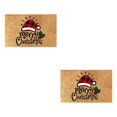 thumbnail image 4 of Baohd Wide Application Merry Christmas Gnome Doormat Soft And Comfortable Water Christmas hat 2Set, 4 of 6