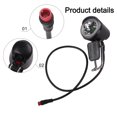 thumbnail image 4 of LEFU for Electric Bicycle Headlight 6-60V Front Light Spotlight for E-Bike Waterproof ABS Construction Adjustable Brightness for General Fit for Durable Design Night Riding Safety, 4 of 10