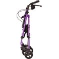 thumbnail image 4 of NOVA Journey Steel Rollator Walker, Purple, 4 of 10