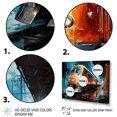 thumbnail image 3 of Designart Grande Oeuvre Murale de Train, composition Dynamique de Train, Déco Murale de Train, Toile Moderne Multicolore, 40x30 Pouces, 3 of 5