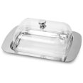 thumbnail image 1 of MYG Stainless Steel Butter Dish Butter Serving Tray with Lid for Kitchen Storage, 1 of 8