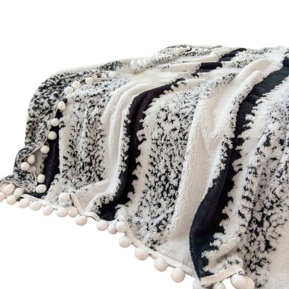 Wzzjkit Bedding Comforter Sets Cationic Double-Colored Jacquardweave Blanket - Cloud Patterned Fleece Sofa And Office And Nap Blanket