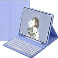thumbnail image 1 of CUITING 2021 New iPad 9 iPad 8 iPad 7 10.2” Air 3 Pro 10.5 键盘保护套 Cute Round Key Color Wireless Keyboard  Detachable BT Keyboard Cover for iPad 9th 8th 7th Air 3rd Generation, 1 of 7