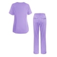 thumbnail image 2 of Adar Uniforms Women's Scrub Set - Enhanced V-Neck Top/Multi Pocket Pants, 2 of 7