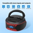 thumbnail image 4 of QualitChoice High-Fidelity Sound Portable CD Player Easy-to Controls And FM Radio Minimalist Cd Player Portable UK, 4 of 6