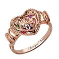 thumbnail image 2 of Jusqu'à 65% de Réduction Femmes Mode en Forme de Coeur Creux Anneau de Mode Créative Bagues Collier Jewelry Boucle d'Oreille Jewelry sur l'Autorisation, 2 of 7
