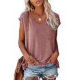 thumbnail image 2 of XZNGL Womens Tank Tops Loose Fit Womens Sleeveless Tank Tops V Neck Solid Color Casual Shirts Loose Fit Basic Blouse Womens V Neck Tops Womens Shirts Casual Loose Tank Tops Womens Tops Casual, 2 of 5