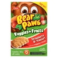 thumbnail image 2 of Bear Paws Veggies + Fruits Strawberry & Yogourt, Dare, 2 of 12
