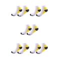 thumbnail image 1 of Wweixi 2piece Relieve Foot Fatigue Compression Socks For Greater Comfortable To Wear Ankles Socks yellow S/M 5Set, 1 of 6