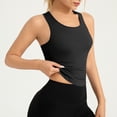 thumbnail image 4 of Plebaso Womens Short Sleeve Workout Yoga Tank Tops Racerback Sleeveless Stretch Shirts Activewear for Women, 4 of 6