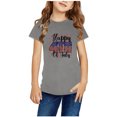 thumbnail image 1 of TopLLC Manches Courtes Col Rond Blouses & Chemises Chemises pour Enfants T-Shirt Graphique Manches Courtes Col Rond Crop Top pour 3-14 Ans Filles et Garçons T-Shirt Tee Blouse Fille, 1 of 4