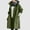 N-Army Green, variant on Women Strawberry Sequinsembroidery Mesh Women Rain Coat Round Neck Tunic Party Windbreaker Jacket Women 90S Dress