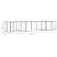 thumbnail image 4 of vidaXL Chenil Extérieur pour Chien en Acier avec Toit 21,78 M2, 4 of 4