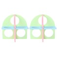 thumbnail image 1 of UPGRATOR 2Pcs Hamster Exercise Toys PVC Material Fitness Circle for Indoor Activity Playtime, 1 of 5