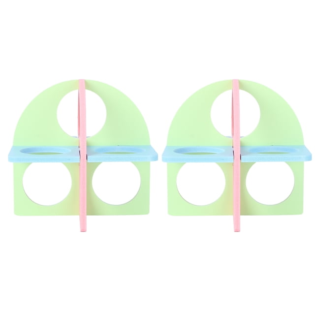 UPGRATOR 2Pcs Hamster Exercise Toys PVC Material Fitness Circle for Indoor Activity Playtime