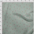 thumbnail image 3 of oneOone Silk Tabby Fabric Leaves & Flower Floral Decor Fabric Printed BTY 42 Inch Wide, 3 of 4