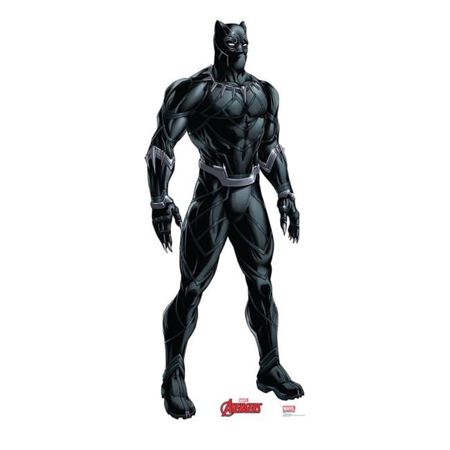 Advanced Graphics Black Panther Life Size Cardboard Cutout Standup - Marvel's Avengers Animated