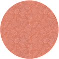 thumbnail image 1 of Ahgly Company Tapis d'Intérieur Lavable à la Machine, Carré, Transitionnel, Orange Rouge Orange, Tapis de Zone, 3 Pieds Carré, 1 of 7