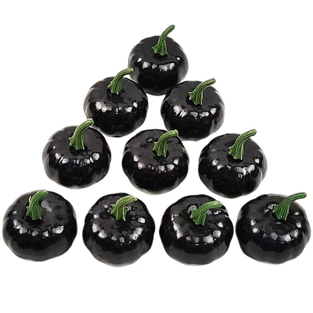 CEHVOM Mini Vegetable Simulation Pumpkin Happy Halloween DIY Wreath Decoration 10pcs