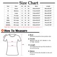 thumbnail image 2 of Mode Femme Décontractée Manches Courtes Col en V Imprimé Lettre T-Shirt Blouse, 2 of 5