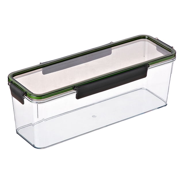 TIELUTT Airtight Pasta Pantry Container Airtight Food Storage Rice Storage Small Food Storage Containers with Lids Kitchen Storage Containers Glass Air Tight Container Food Storage Containers for Fri