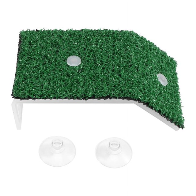 Plateforme de Pèlerinage pour Tortue sur Pelouse, Plateforme de Repos pour Tortue, Rampe de Simulation pour Tortue en Herbe pour Réservoir de Tortue, Reptile S